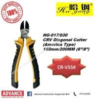 ราคา Hagang Handtools Hand Tools HG-017/030 CRV Diagonal Cutter (America Type) (6"/150mm or 8"/200mm) 【Ready Stock】 (54256998699)