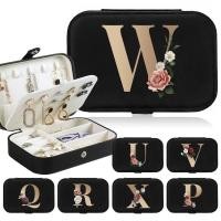 ราคา กล่องเก็บเครื่องประดับ ลิ้นชักตั้งโต๊ะ หนังPU ตัวอักษรสีทอง+ดอกไม้สีทอง อัญมณี สำหรับสร้อยคอ แหวน ต่างหู (27641779533)