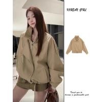 ราคา ❤️จัดส่งตลอด 24 ชั่วโมง❤️【xxavc825h0】เสื้อแจ็คเก็ตหนังลำลองสำหรับผู้หญิงที่มีพื้นผิว (45503988497)