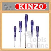 ราคา KINZO ชุดไขควง 5 ตัวชุด เกรดเยี่ยม CRV ชุบแข็ง มีซองใส่ เก็บอุปกรณ์ (4911890385)