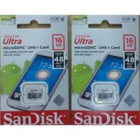 ราคา การ์ด SanDisk Ultra microSDHC 16GB UHS-I Class 10 (48MB/s)- อย่างเป็นทางการ (8022058161)