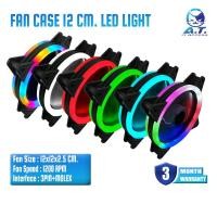 ราคา พัดลมระบายความร้อน ไฟสีขาว ฟ้า แดง เขียว PC FAN CASE 12 cm. B1225 Led Light (5649504149)