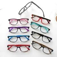 ราคา ขายยกค่าสายตาเบอร์หละ 5 ชิ้นคละสี มี+100ถึง+300แว่นสายตายาวขาสปริง อ่านหนังสือ ขาพลาสติก ทรงเหลี่ยม กรอบพลาสติก รุ่น2410 (42476806906)