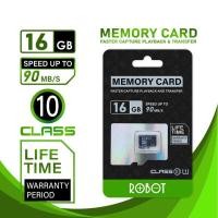 ราคา การ์ดหน่วยความจํา 16Gb Class 10 Micro SD การ์ดหน่วยความจําความเร็วสูงหุ่นยนต์ต้นฉบับ (54302437433)