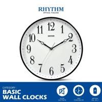 ราคา นาฬิกาแขวน RHYTHM นาฬิกาติดผนัง ตัวเลขสามมิติ ขอบสีดำ 33.8 ซม.CMG580NR02 (22814551295)