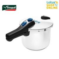 ราคา ซีกัล หม้ออัดแรงดัน ความจุ 6 ลิตร / 8 ลิตร สีเงิน SEAGULL PRESSURE COOKER 6 L / 8L SILVER (19388979079)