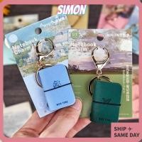 ราคา SIMON PU Journal พวงกุญแจ, Daily Planner กระเป๋าเป้สะพายหลังหนังนุ่ม Charm Notebook, มินิแบบพกพาไดอารี่ขนาดกะทัดรัด Pocket-Sized พวงกุญแจโน๊ตบุ๊ค (58109548618)