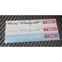 ราคา สติกเกอร์ไดคัท TRD Racing (TRDสีแดงเป็นสติกเกอร์สะท้อนแสง) สติกเกอร์แต่งรถ สติกเกอร์ Oracal (9713584602)