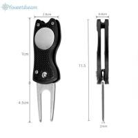 ราคา 【SWTDRM】For Golfing Essentials Foldable Divot Repair Tool with Magnetic Marker (26144839171)
