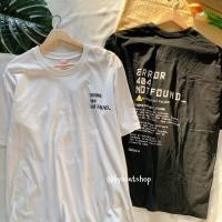 ราคา เสื้อยืด oversize สกรีนลาย Error ⚠️ (สกรีนหน้า-หลัง) (6096895595)