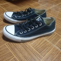 ราคา รองเท้า CONVERSE ALL STAR สีดำ พื้นขาว ของแท้มือสอง (29856107503)