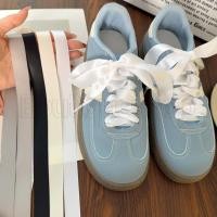 ราคา [แนะนำ] เชือกผูกรองเท้าริบบิ้นโพลีเอสเตอร์ - อุปกรณ์แต่งตัวและDIYรองเท้าผ้าใบสไตล์เกาหลี (43854808739)