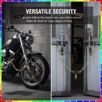 ราคา [V&Pt] 1 ชิ้น Bike Lo โซ่เหล็กแข็ง Heavy Duty Strong Anti Theft Lo สําหรับ Mountain และ City Bike Security [ใหม่] (51209269854)