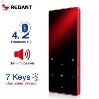 ราคา REDANT MP3 Player with Bluetooth Speaker Touch key Built-in 8GB 16GB HiFi Metal Mini Portable Walkman with radio FM reco (27116395112)