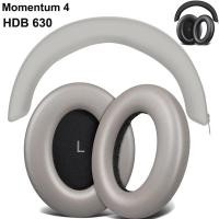 ราคา เปลี่ยนแผ่นรองหูฟังสําหรับ Sennheiser MOMENTUM 4.0 ไร้สาย, หูฟัง HDB 630 Series, แผ่นรองหูฟังโฟมหน่วยความจํา Headbad Cover (48011622438)