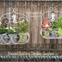 ราคา Wrought iron flower pot กระถางต้นไม้เหล็กดัดวินเทจ (25043280044)
