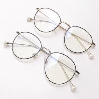 ราคา Pearl Glasses แฟชั่นทรงกลม กรอบแว่นตา แว่นตาทรงกลม Unisex (49901552469)