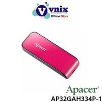 ราคา APACER AH334 USB FLASH DRIVE 32GB USB2.0 สีชมพู แฟลชไดรฟ์ (AP32GAH334P-1) รับประกันตลอดการใช้งาน By Vnix Group (15535534379)