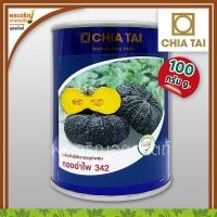 ราคา เมล็ดพันธุ์ฟักทอง ฟักทองทองอำไพ 342 F1 (100 กรัม) เมล็ดฟักทองเจียไต๋ ฟักทองคางคก เมล็ดพันธุ์ผักสวนครัว ตราเจียไต๋ (9580969535)