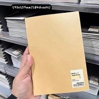 ราคา [MUJI] สมุด 195x137mm - Pocket note (ไม่มีเส้น) (42831407378)