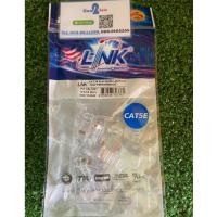 ราคา Plug RJ45 CAT5E LINK (US-1001) 10/Pack หัวแลน US-1001 แบบ RJ45 CAT 5E ตัวผู้ไม่มีชีลด์หุ้ม (Unshield) (20974460328)