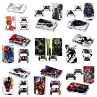 ราคา 50 สีสติกเกอร์ผิวใช้งานร่วมกับ Sony Playstation 5 Fat Disc & Digital Edition ไวนิล Decal Full Set Wrap ฟิล์มป้องกันสําหรับ PS5 FAT คอนโซลและ 2 ชิ้น Dualsense Controllers (55511541876)