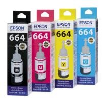 ราคา EPSON T664 Black/Cyan/Magenta/Yellow ครบ 4 สี หมึกเติมเอปสันแท้ใหม่จากศูนย์100% มีกล่อง (ดำ,ฟ้า,ชมพู,เหลือง) (4836367458)