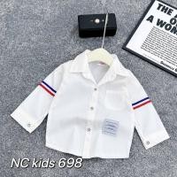 ราคา เสื้อเชิ้ตแขนยาวสีขาวมีสไตล์สําหรับเด็กผู้ชาย (27730998185)