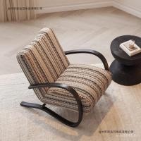 ราคา Burke ห้องนอน Cafe ลายเก้าอี้โยกโซฟาโรงแรมสบาย Hemp Leisure เก้าอี้คนผ่อนคลายห้องนั่งเล่นโบราณขนาดกลาง FWS8 (44130537325)