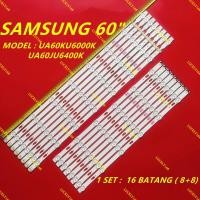 ราคา ใหม่ 16 ชิ้น/เซ็ต UA60KU6000K / UA60JU6400K SAMSUNG 60" LED TV BACKLIGHT / LAMPU TV (พร้อมสต็อก) UA60KU6000 UA60JU6400 (53310343984)