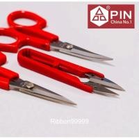 ราคา กรรไกรก้ามปู กรรไกรปลายโค้ง กรรไกรปลายตรง ยี่ห้อ PIN China NO.1 กรรไกรตัดเศษด้าย กรรไกร DIY ( ราคาต่อ 1 ชิ้น ) (43901413931)