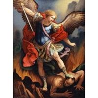 ราคา St Michael Archangel Nostalgia การ์ดสี Lithograph พิมพ์โปสเตอร์ (51107608009)