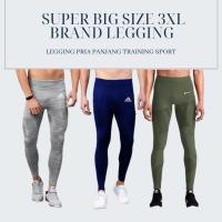 ราคา Oppa Style Shop SUPER BIG SIZE 3XL BRAND MENS LEGGINGS กางเกงกีฬาเทรนนิ่งขายาว (40122680609)