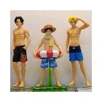 ราคา โมเดลวันพีช - 3พี่น้องลูฟี่,เอซ,ซาโบของแท้ (47161664178)