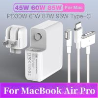 ราคา 85W 60W 45W Magnetic L Tip T Tip Power Adapter สําหรับ MacBook Pro Air Replacement Charger พร้อมสาย 5ft Fast Charging (53859802202)