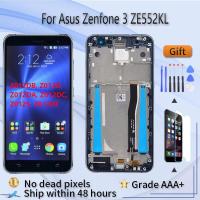 ราคา LCD สําหรับ Asus Zenfone 3 ZE552KL ประกอบหน้าจอเปลี่ยนกระจกสัมผัส, Z012DB Z012D จอแสดงผล LCD สีดําสีทองสีขาว (41628661113)