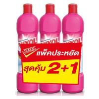 ราคา น้ำยาทำความสะอาดห้องน้ำ VIXOL 900ml แพ็ค3 ชมพู (42505305343)