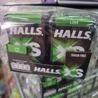 ราคา 12 กระปุก hall xs lime ฮอล์ล เอ็กซ์เอส ไลม์ ลูกอมชูการ์ฟรี รสมะนาว (14224922181)