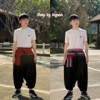 ราคา กางเกงม้ง/ชาวเขา กางเกงพื้นเมือง ผ้าฝ้าย ใส่ได้ทั้งผู้ชาย/หญิง(รุ่นทรงขาจั๊ม) (29844296388)