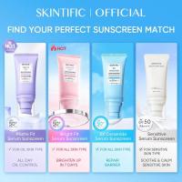 ราคา SKINTIFIC Sunscreen - Aqua Light Daily Sunscreen /Matte Fit Serum Sunscreen / SKINTIFIC 5X Ceramide Serum Sunscreen / SKINTIFIC Light Serum Sunscreen S (54360988154)