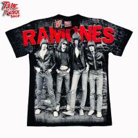 ราคา เสื้อ Ramones MSD - 24 วงดนตรี ลายเต็มตัว ไม่ร้อน รีบทับได้ (26504613464)