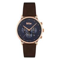 ราคา Lee Cooper LC06935.492 นาฬิกาข้อมือผู้ชาย สายหนังสีน้ำตาล (12398126373)