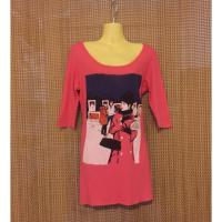ราคา เดรสสั้นแฟชั่นผ้ายืดแขนสามส่วนแบรนด์Chapsแท้ไซส์สาวอวบ (295850293)