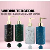 ราคา สบู่แก้วพรีเมี่ยม เครื่องจ่ายด้วยโมติฟหินอ่อน ขวดสบู่เหลวทําจากแก้ว (57510960654)