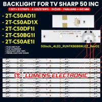 ราคา SHARP 50 INCH TV BACKLIGHT 2T-C50AD1I 2T-C50AD1X 2T-C50BG1I 2T-C50AE1I 50inch_RUNTKB686ZZ_re (41930167532)