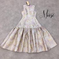 ราคา เดรสผ้าทองานป้ายป้ายmuse (5259891101)