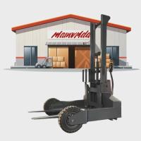 ราคา 2ton All terrain rough pallet stacker outdoor stacker Rough Terrain Forklift 1 ton pallet stacker (51706493353)
