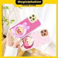 ราคา เคสไอโฟน - เคสไอโฟนขอบเหลี่ยมขอบกล้องเป็ดแก้มสีชมพูสําหรับ ไอโฟน 6 ถึง 16โปรแม็กซ์ - ของ087 (52810559732)