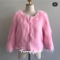 ราคา ผ้าพันคอขนมิ้ง,ผ้าพันคอ,เสื้อขนมิ้งเสื้อขนเฟอร์สีชมพูอ่อน (2794763528)