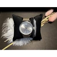 ราคา Coach Gift Set นาฬิกา36 MM. สายถัก+สร้อยข้อมือ แสตนเลส สีเงิน (18308672234)